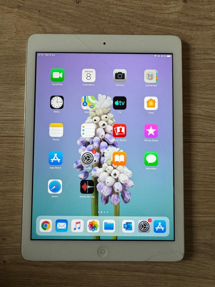 iPad Air, 16 GB, hvid