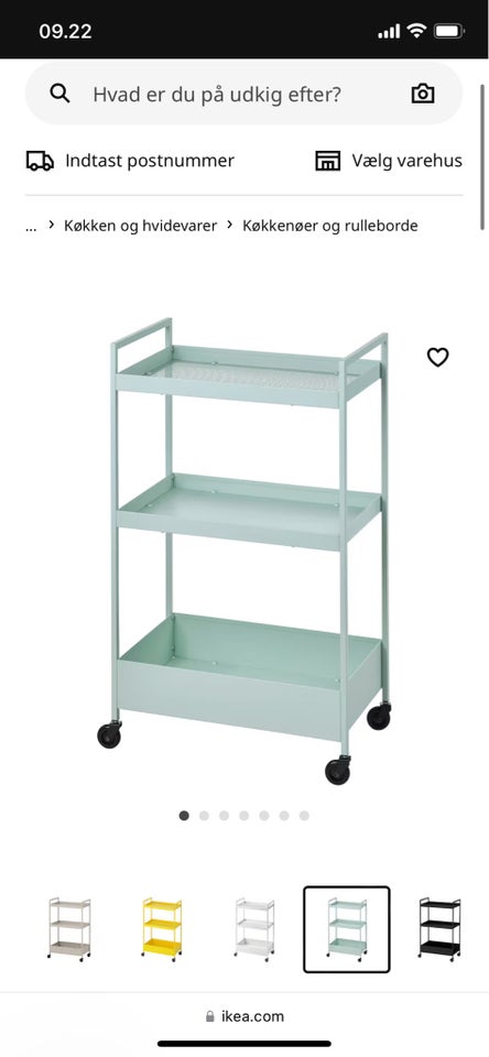 Anden reol Ikea Nissafors b: 50 d: