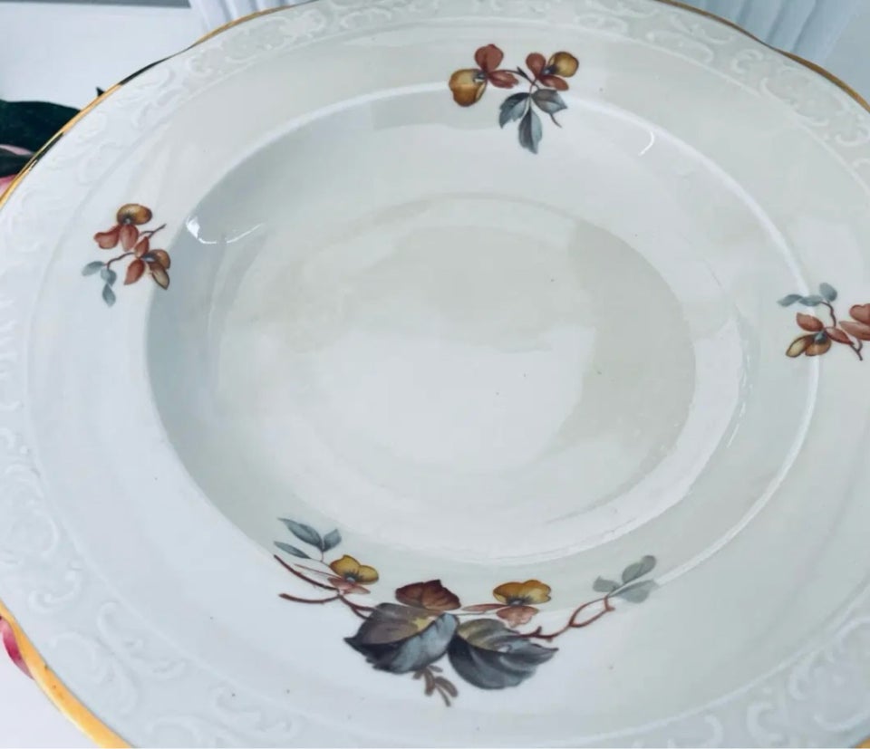 Porcelæn, Tallerken dybe vintage