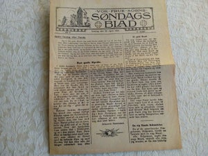 søndags blad 1933 vor frue sogn