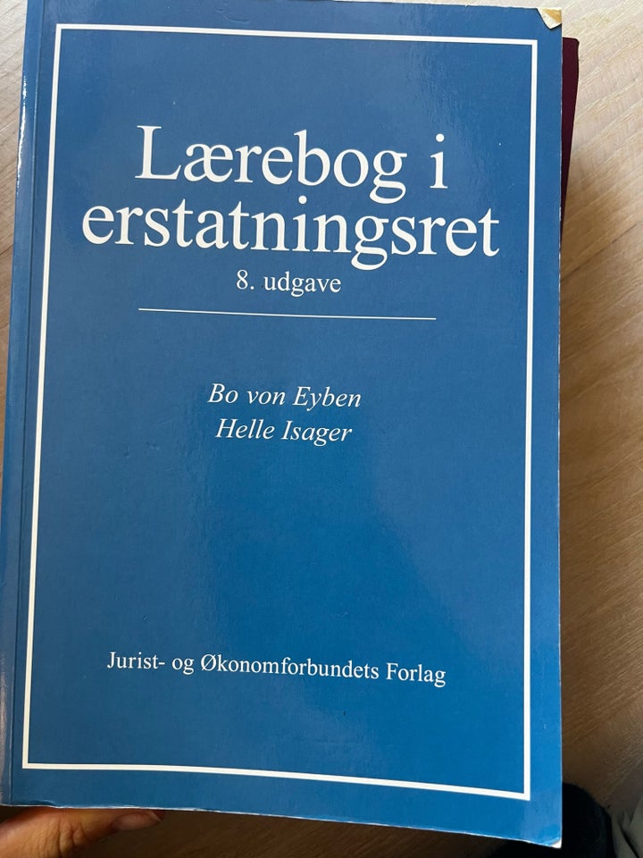 Lærebog i erstatningsret emne: