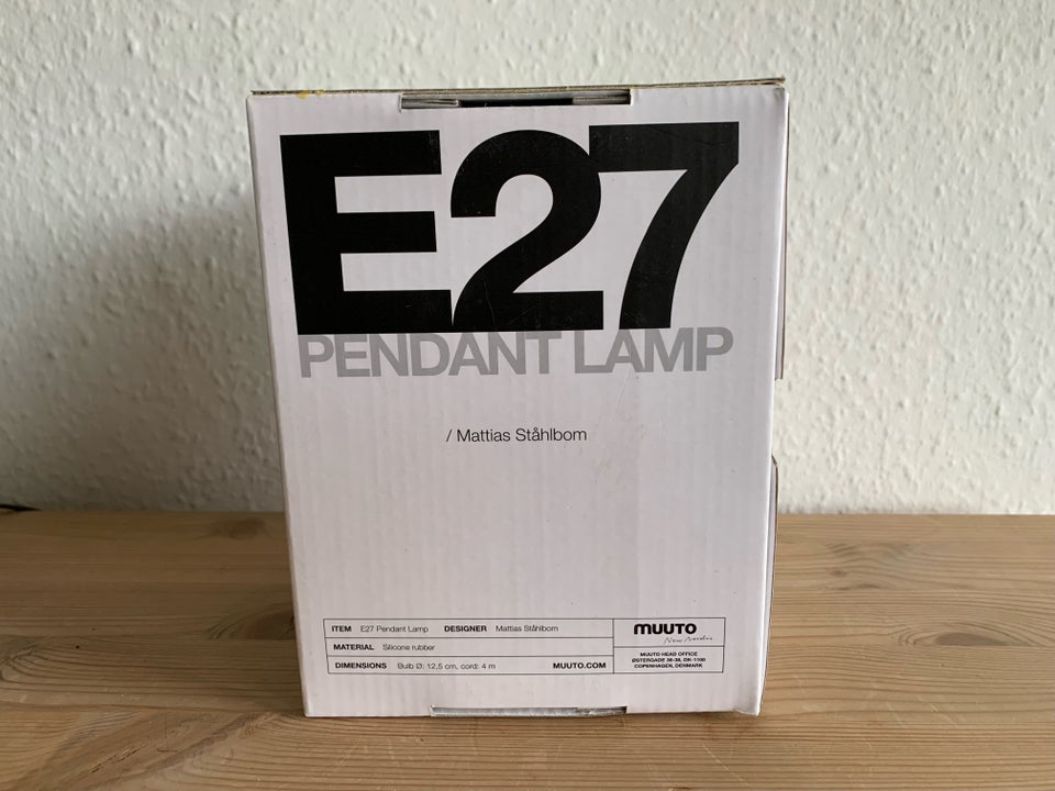 Pendel Muuto E27 Pendant Lampe -