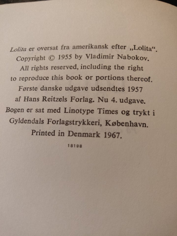 Lolita, Vladimir Nabokov, genre: