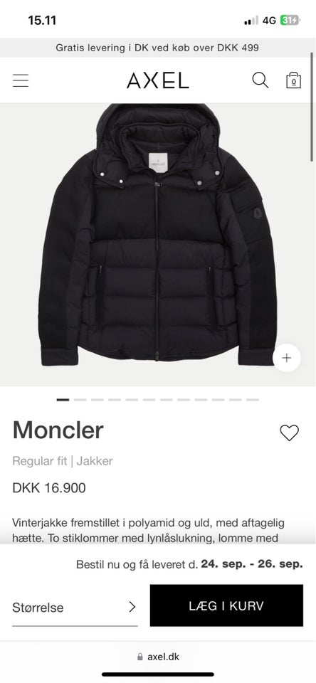 Jakke, str. L, MONCLER