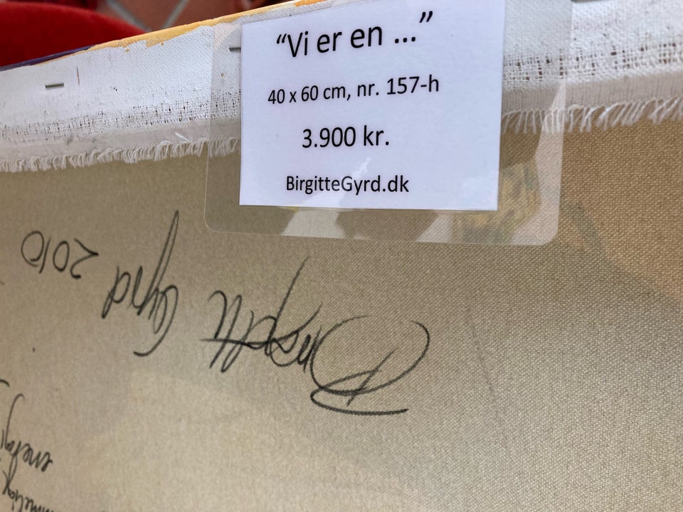 Akrylmaleri, Birgitte gyrd, b: 60