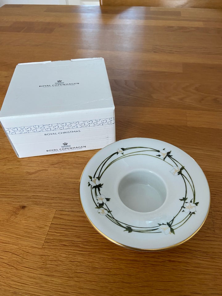 Porcelæn Fyrfadsstage med