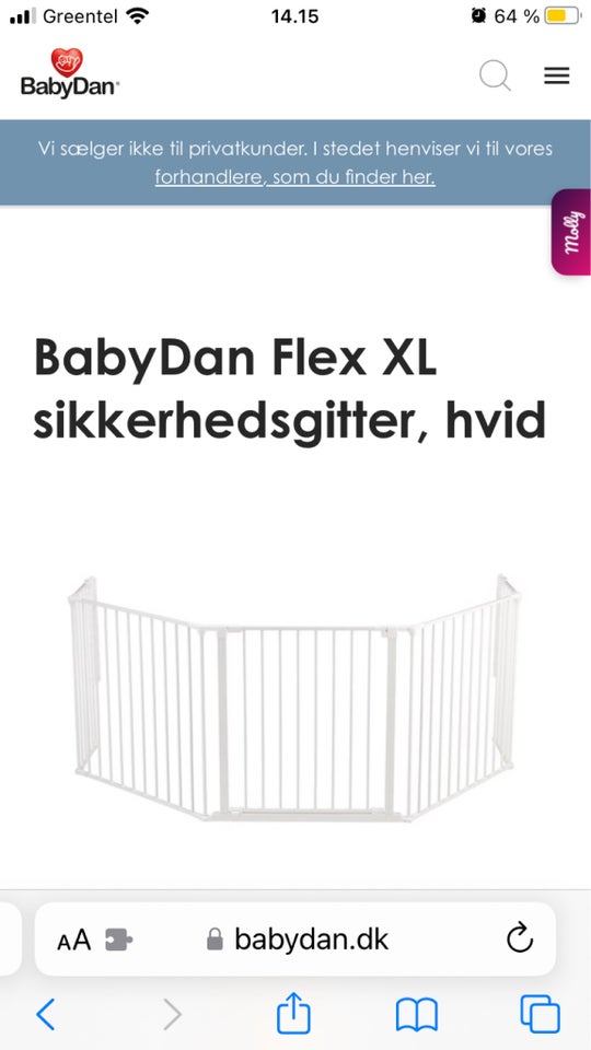 Trappegitter, BabyDan Flex XL