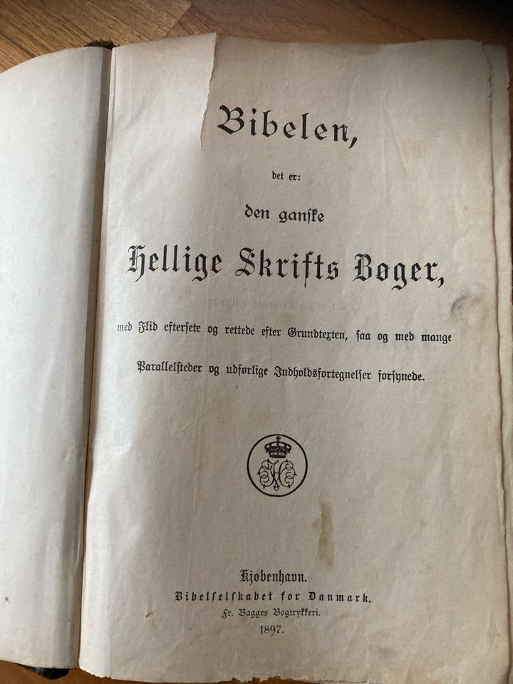 Bibelen , emne: religion