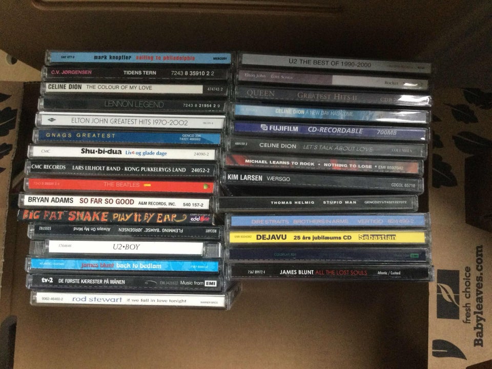 Diverse cd’ er: Se billeder, pop