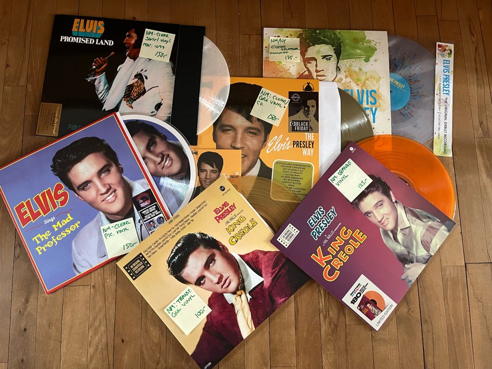 LP Elvis Presley 6 x limited Color