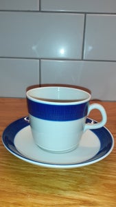 Porcelæn Kaffekop med underkop