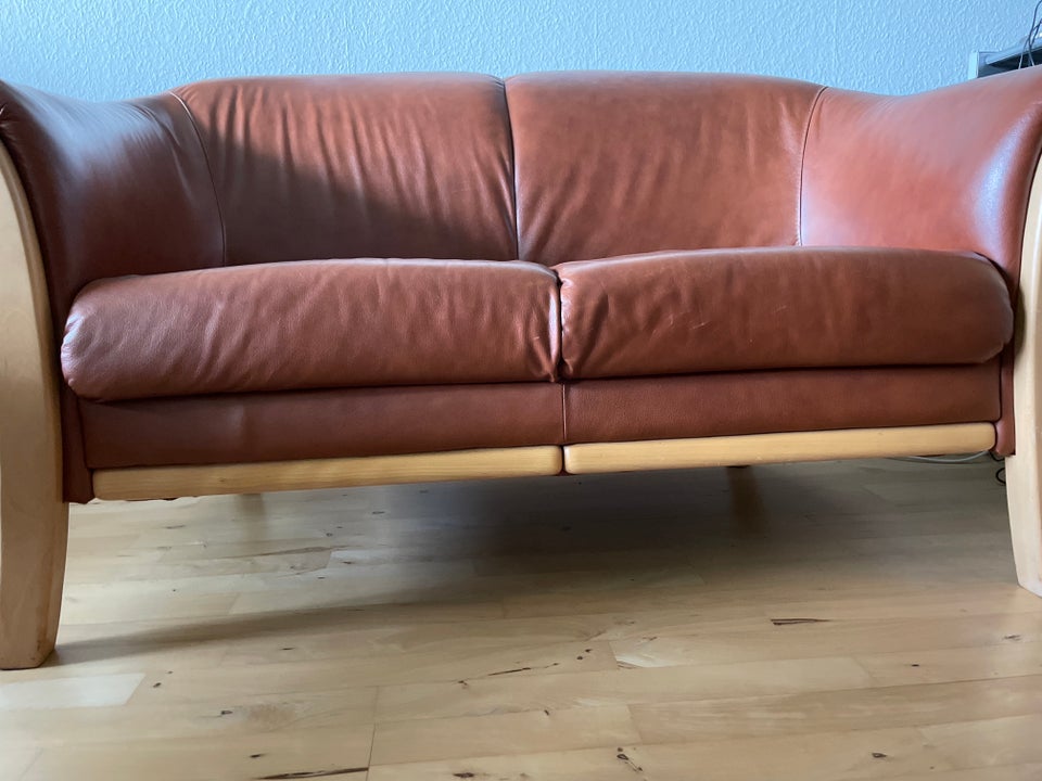 Sofa læder 2 pers