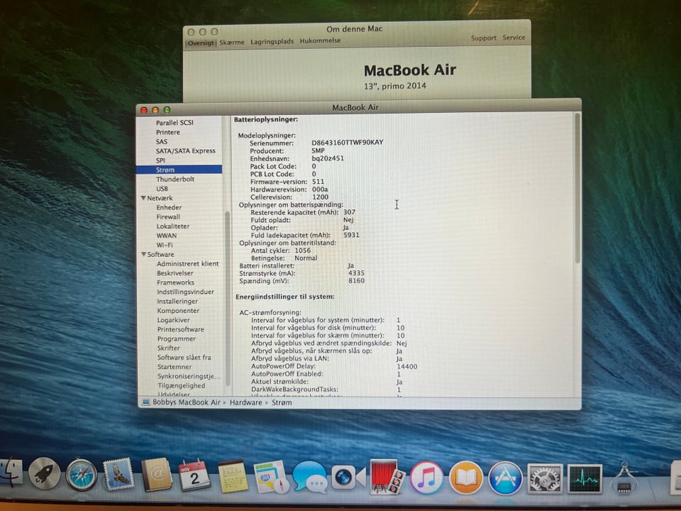 MacBook Air, 2014, 1,4 Core i5 GHz