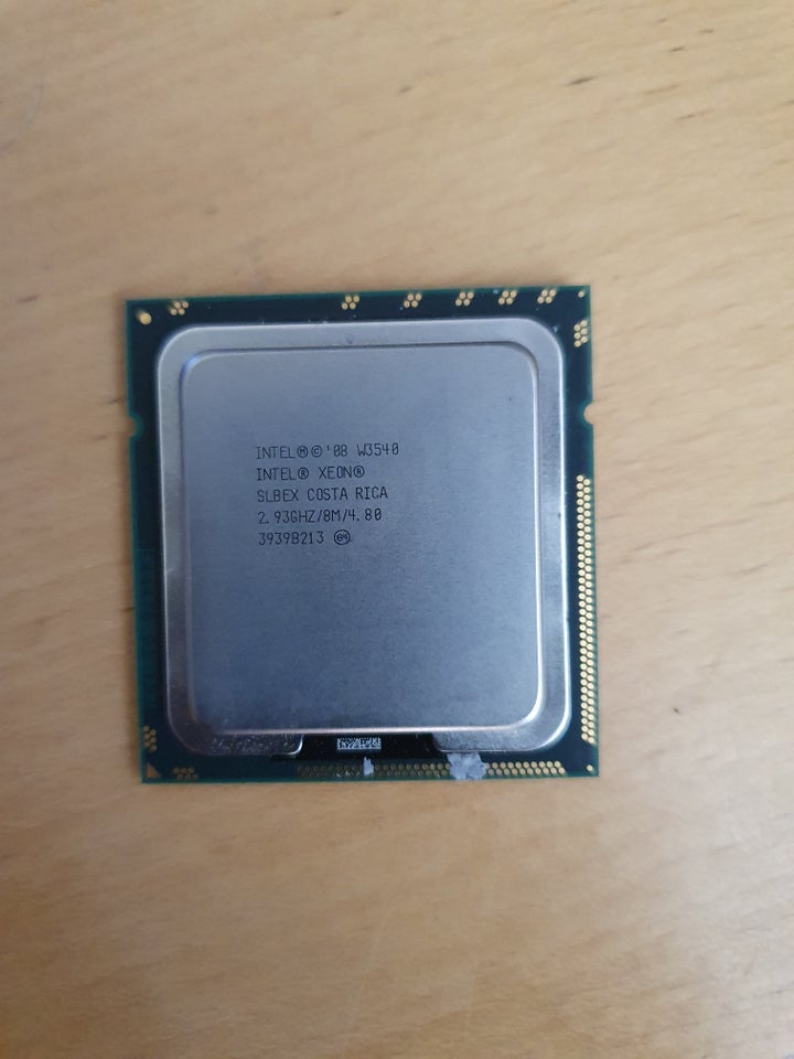 CPU med køler, Intel, Xeon W3540