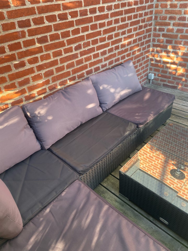 Loungesæt, VidaXL, Polyrattan