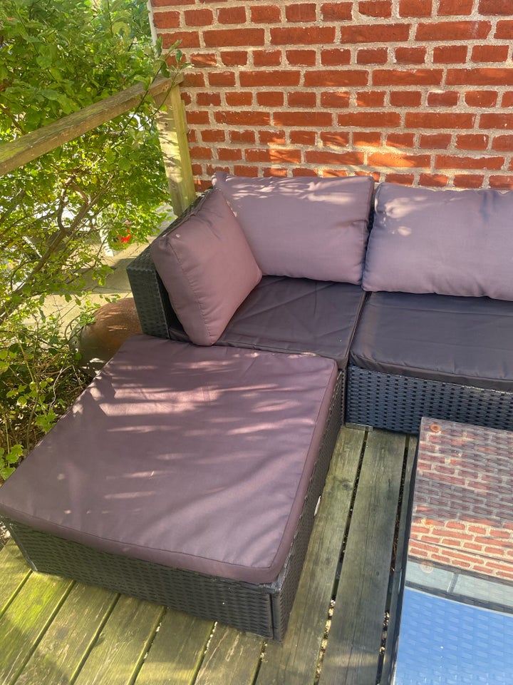 Loungesæt, VidaXL, Polyrattan