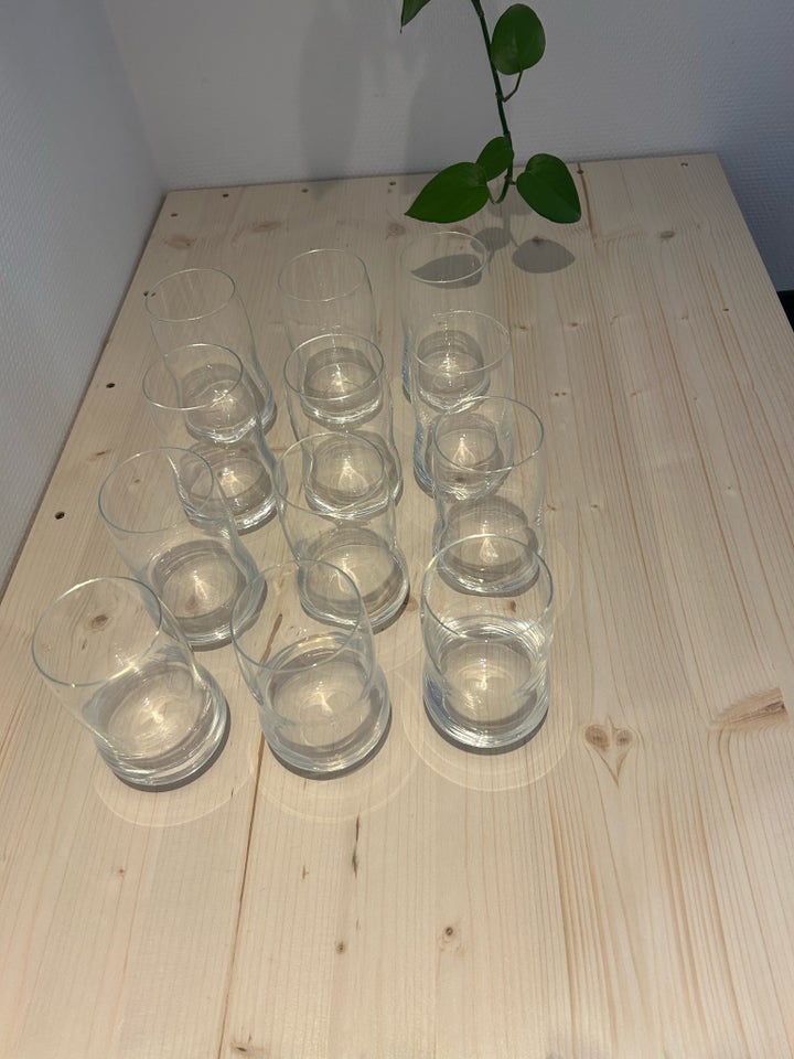 Glas, 12 drikke glas, Holmegaard