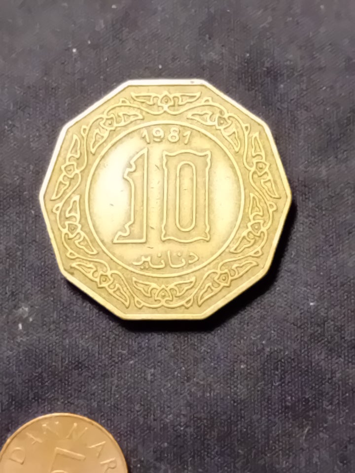 Andet land, mønter, 10 Dinars