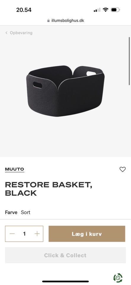 Muuto basket kurv Muuto