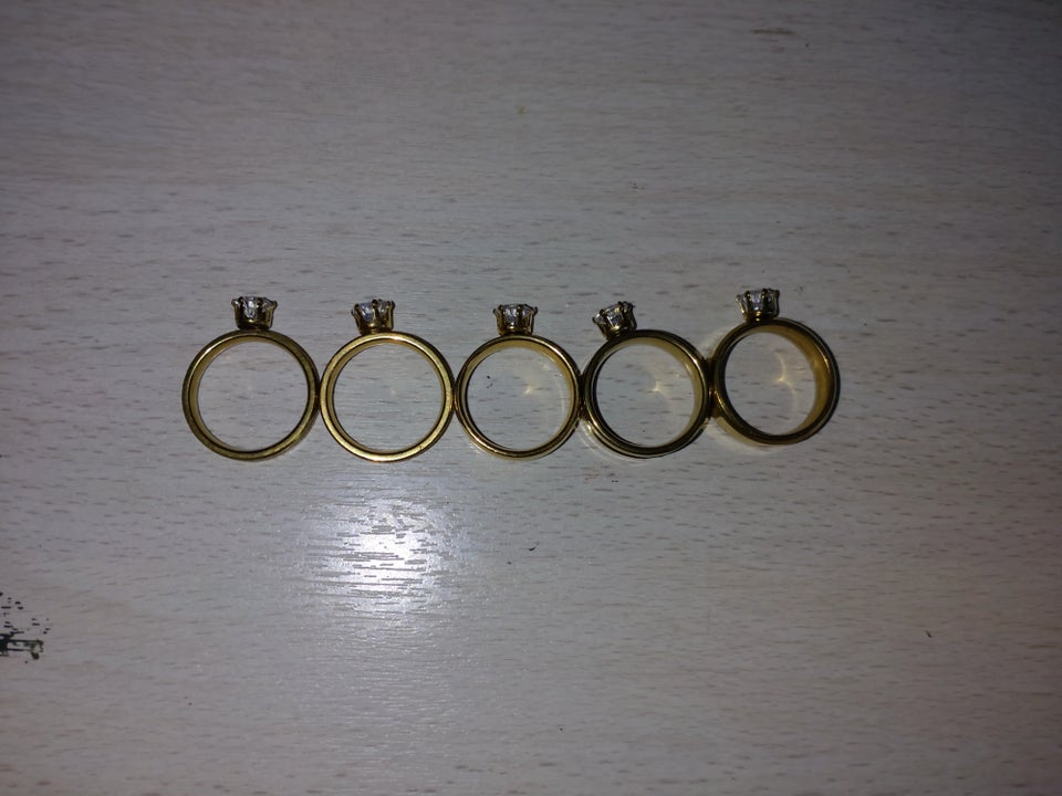 Ring, forgyldt, LJ