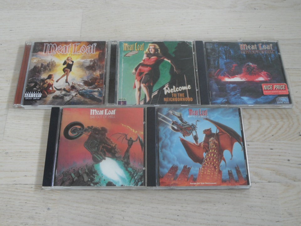 MEAT LOAF: 5 CD MED MEAT LOAF, rock