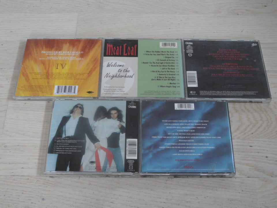 MEAT LOAF: 5 CD MED MEAT LOAF, rock