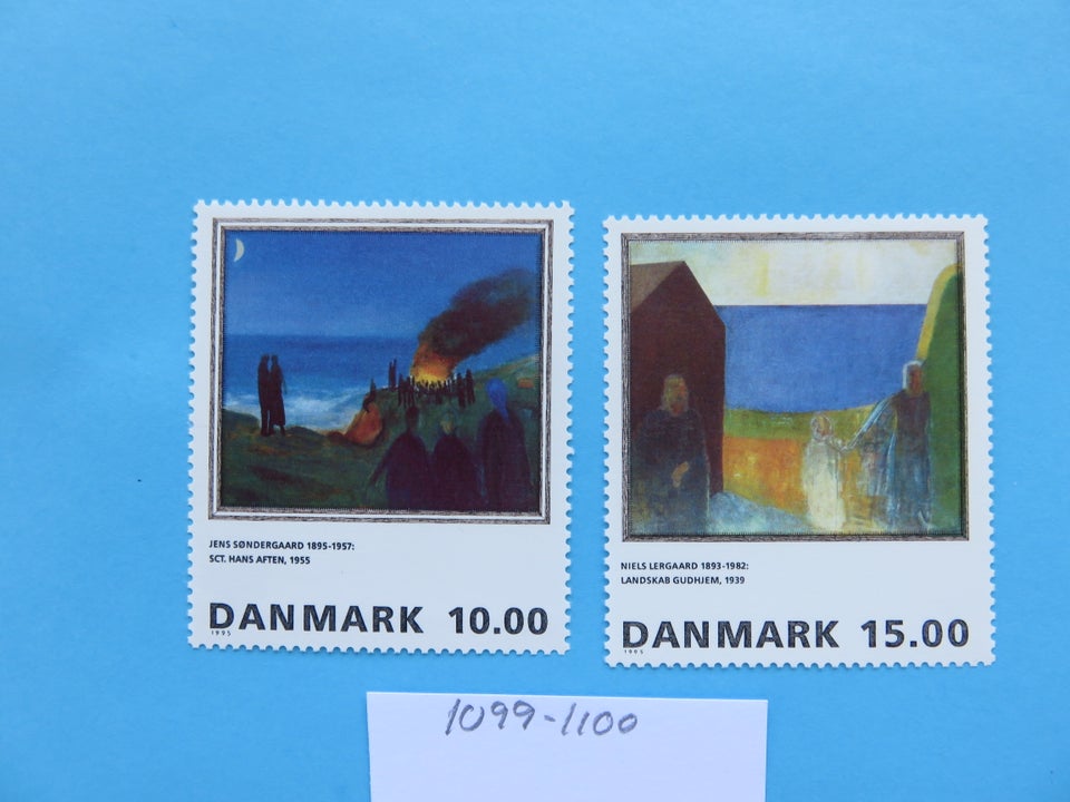 Danmark, postfrisk, AFA 1099/1100