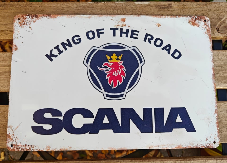 Skilte, Scania metalskilt