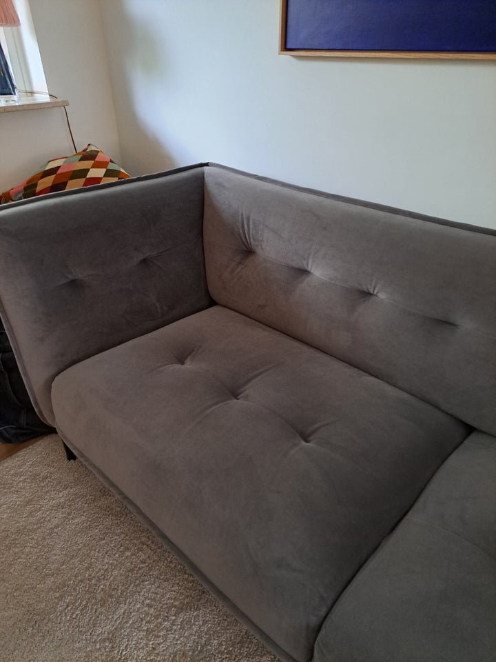 Sofa velour 3 pers