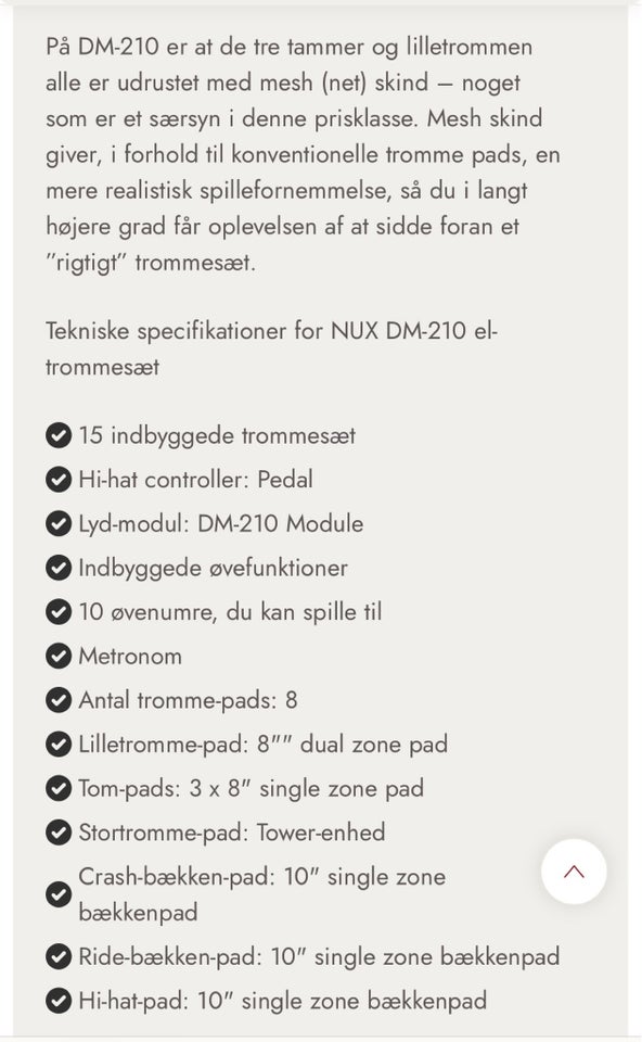 Trommesæt elektroniske