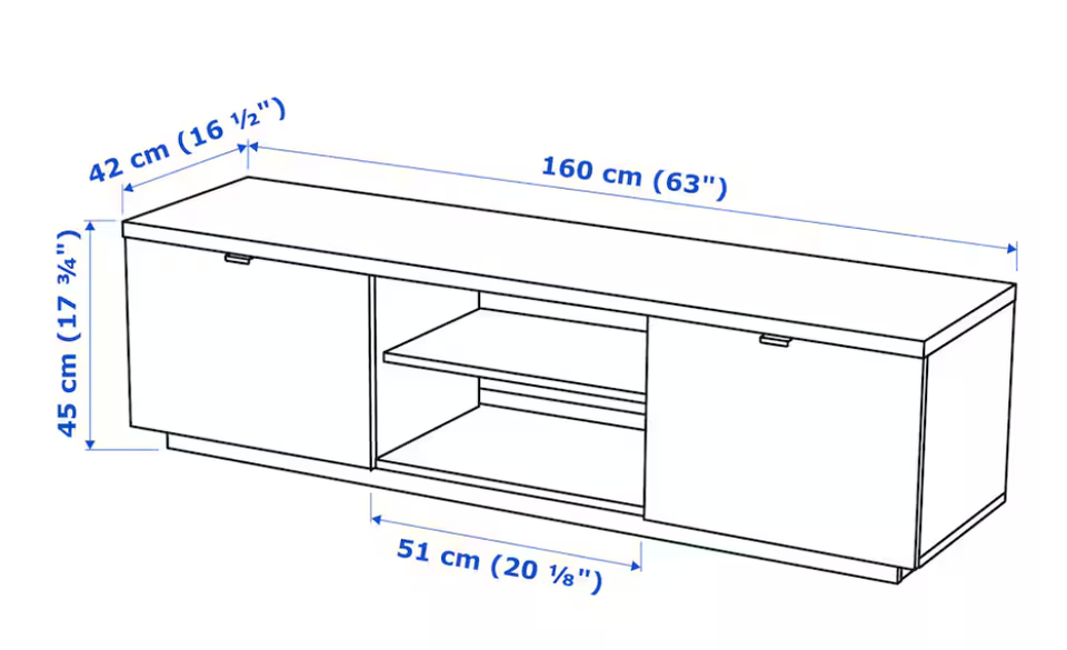 Tv bord, IKEA, BYÅS