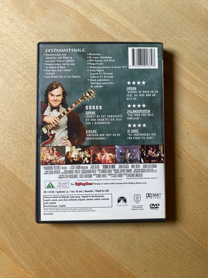 School of Rock (2003), DVD, komedie