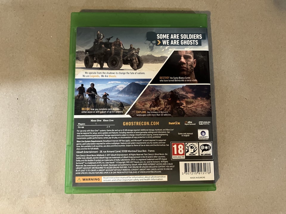 Ghost Recon: Wildlands, Xbox One,