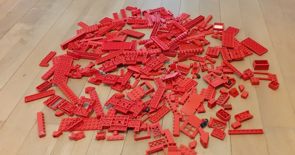 Lego blandet LEGO 300 stk røde