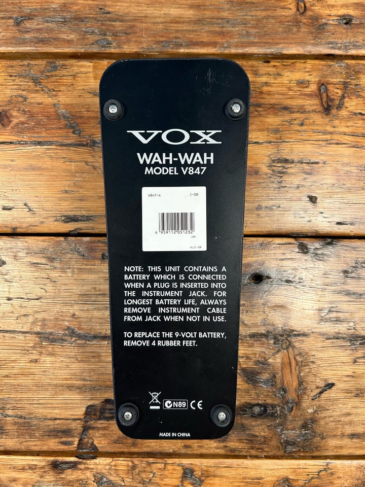 WAH-WAH, Vox V847