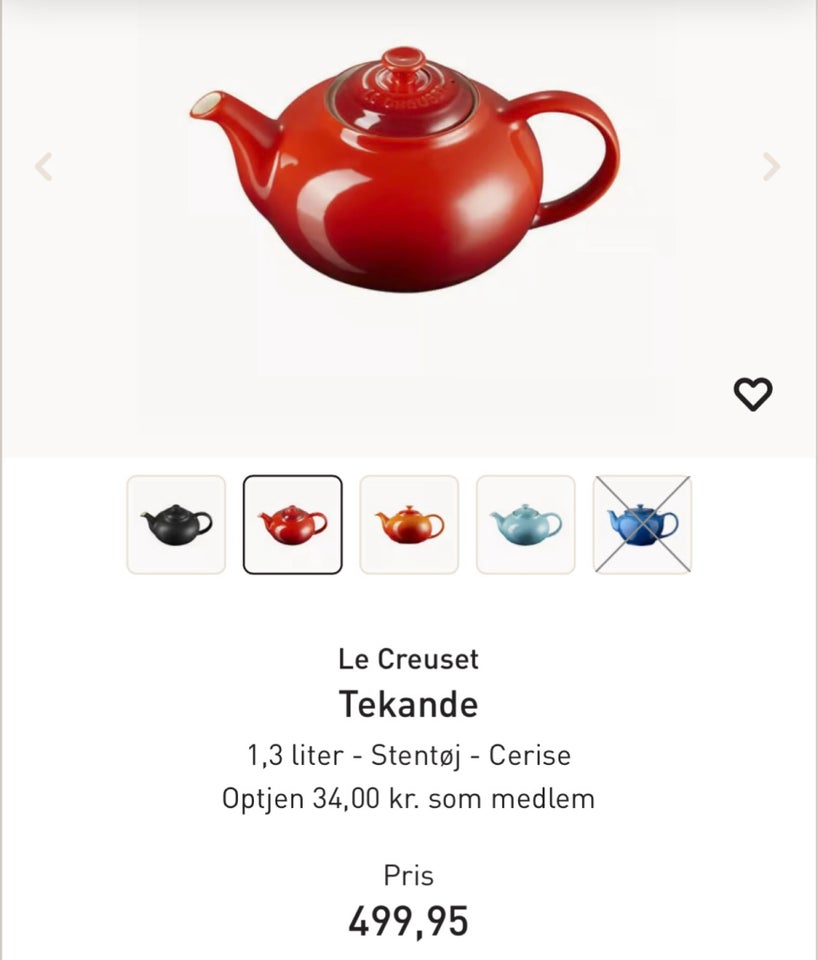 Stentøj Tekande Le creuset