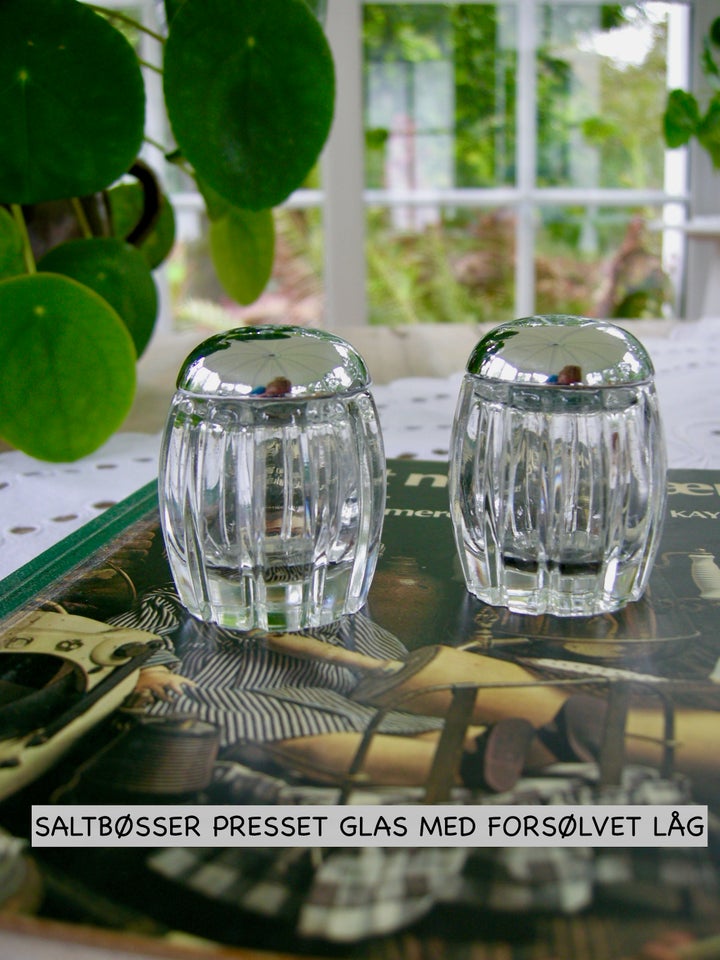 Glas Vintage saltbøsser i glas -