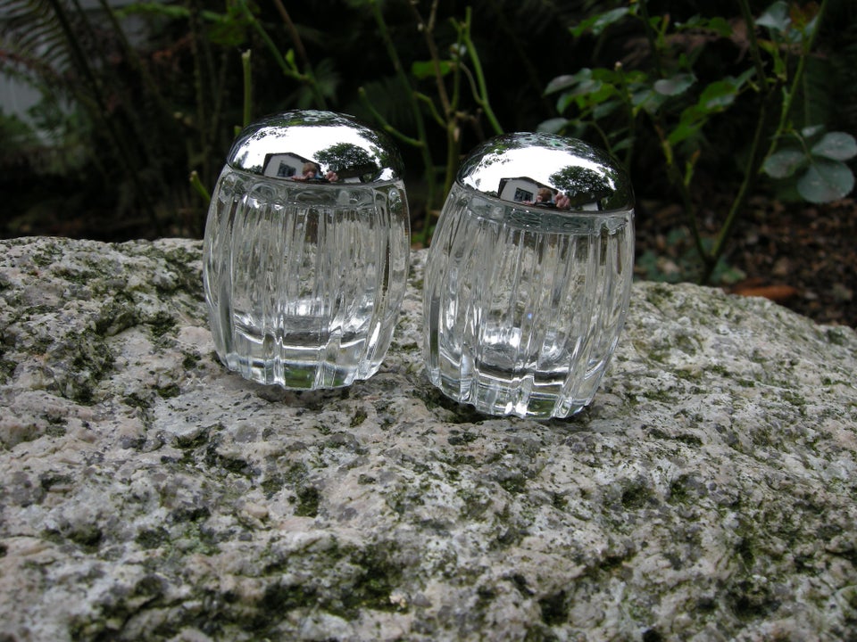 Glas Vintage saltbøsser i glas -