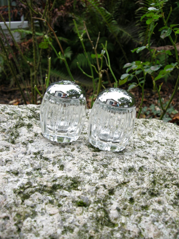 Glas Vintage saltbøsser i glas -