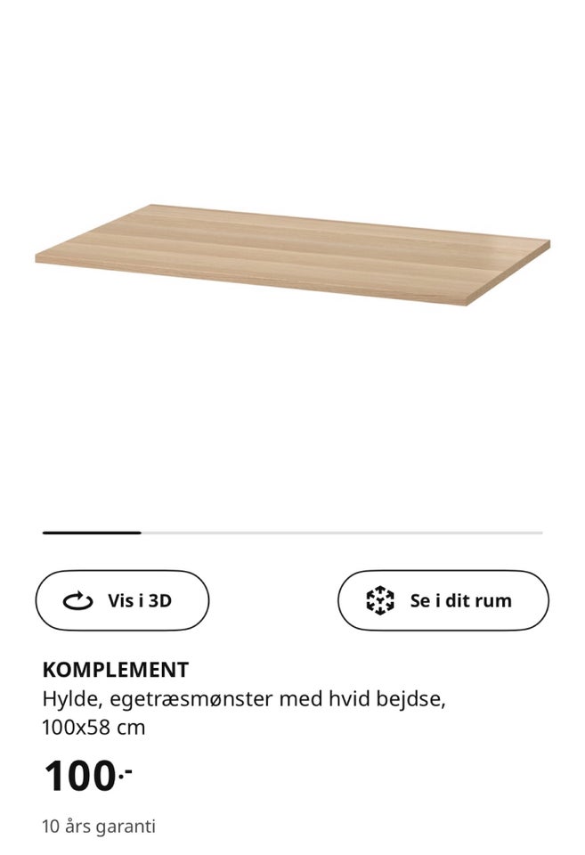 Garderobeskab, IKEA Pax, b: 100 d: