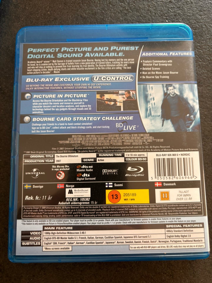 The bourne ultimatum  Blu-ray