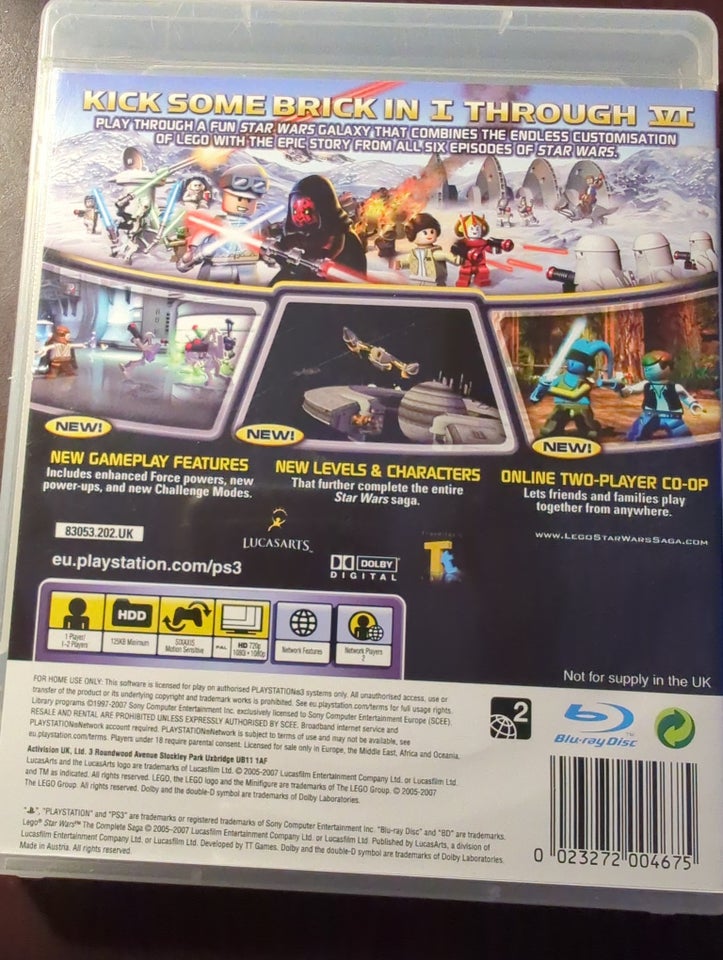 Lego Star Wars - The complete saga,