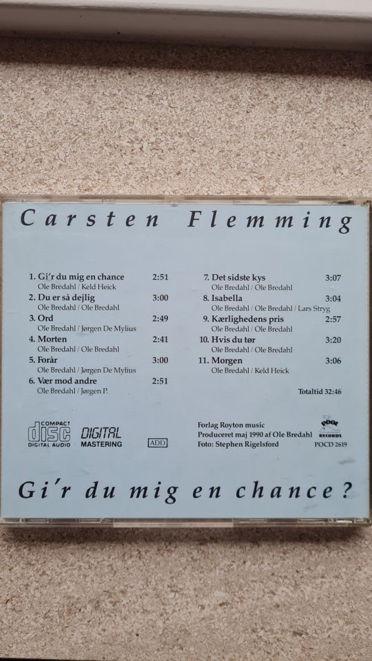 CARSTEN FLEMMING: GI' DU MIG EN