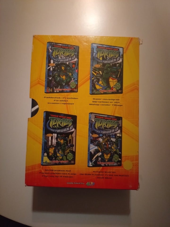 Turtles, DVD, tegnefilm