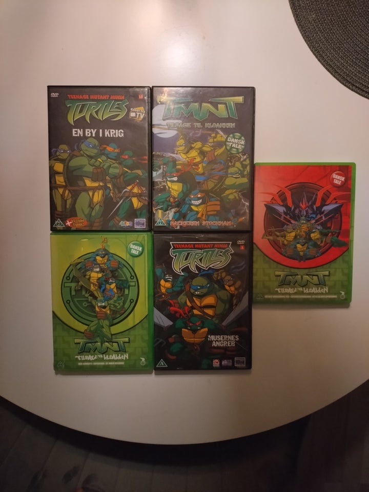 Turtles, DVD, tegnefilm