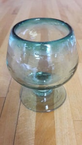 Glas pynte glas med bobler i