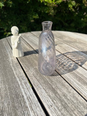 Glas lommelærke antik 