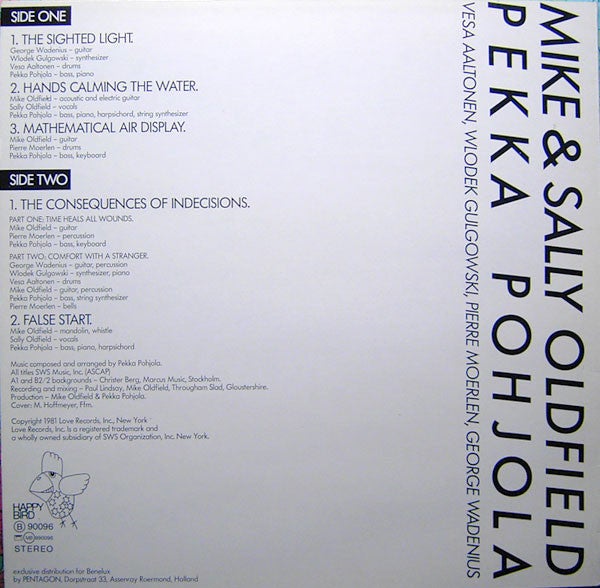 LP, Mike  Sally Oldfield, Pekka