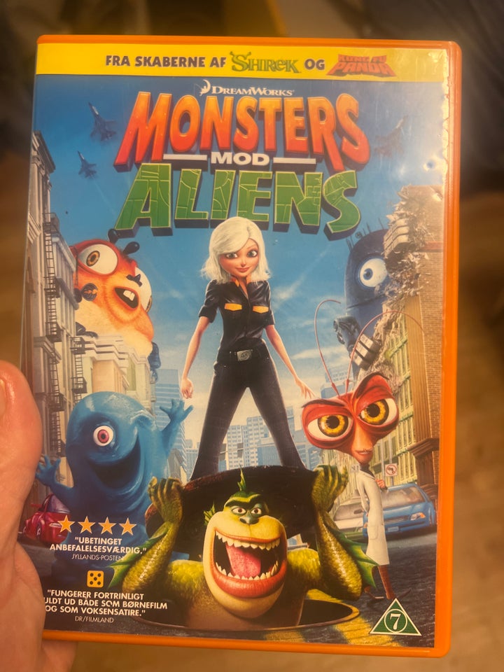 Monsters mod aliens, DVD,