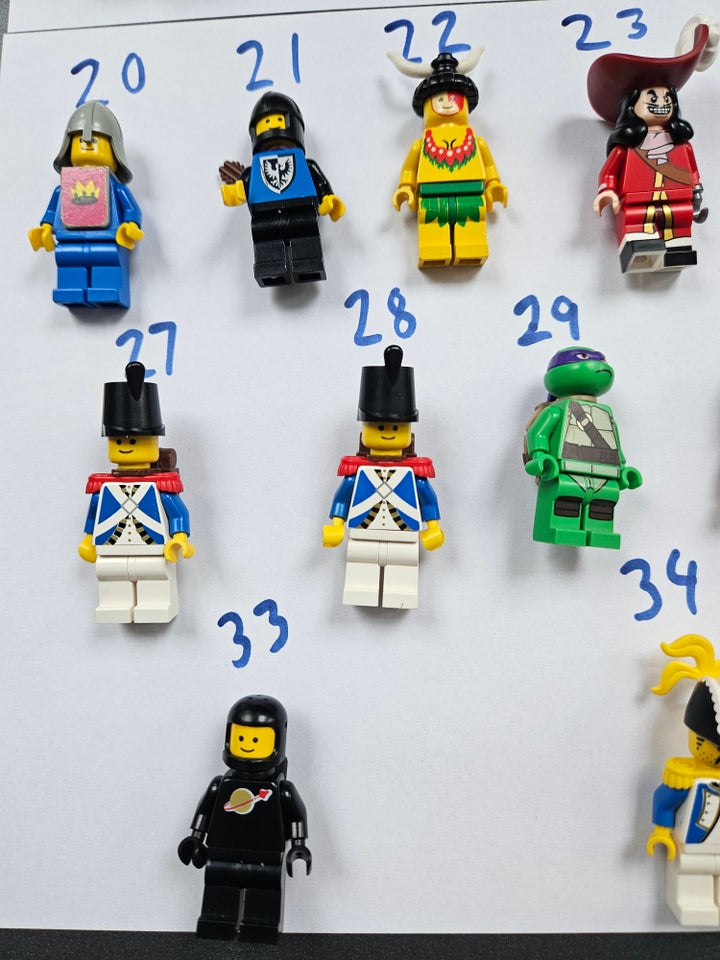Lego Minifigures Castle og pirat